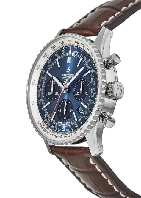 breitling navitimer world leather strap|breitling navitimer crocodile strap.